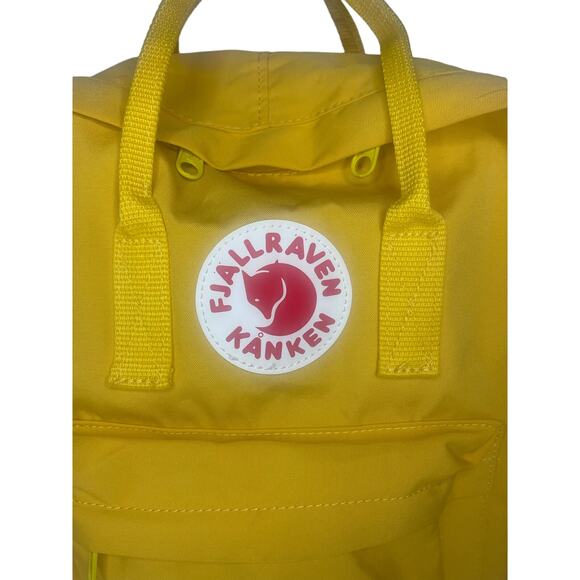 Fjallraven Kanken Bright Yellow Excellent backpack full size - Picture 2 of 8